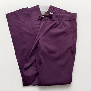 Womens Athleisure Jogger Pants Size S Purple Nylon Outdoor Hiking Pull On NWOT